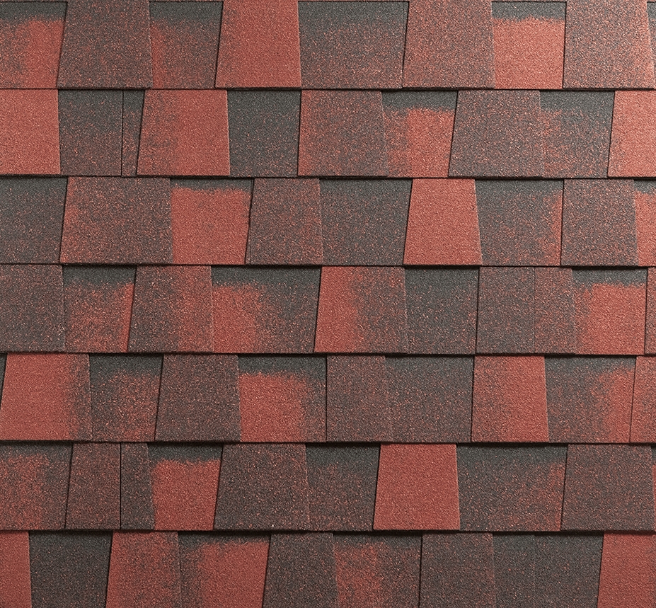 Katepal гибкая черепица MANSION NEW 1,6 м2 Кобург (Красный) изображение, анонсные картинки товара