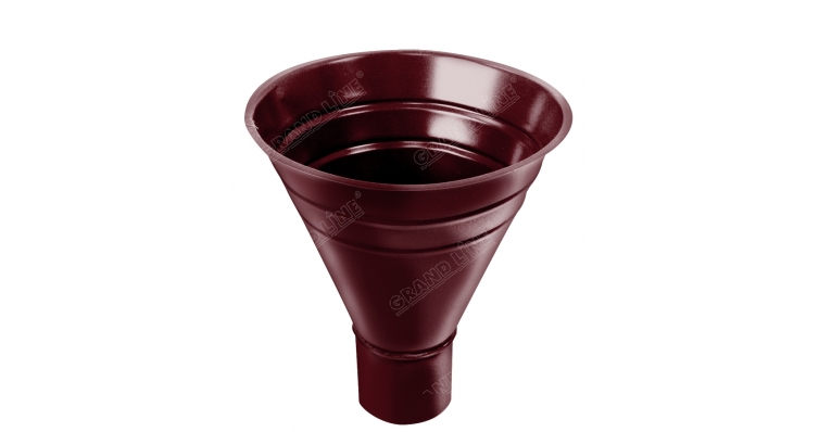 Воронка водосборная, 250/90 мм RAL 3005 красное вино изображение, анонсные картинки товара