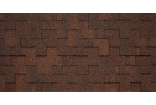 Битумная черепица TEGOLA SANREMO pelle 227 (красно-коричневый) изображение, анонсные картинки товара