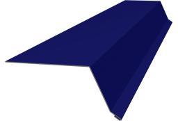 Планка капельник 100х55 0,45 PE с пленкой RAL 5002 ультрамариново-синий (3м) изображение, анонсные картинки товара