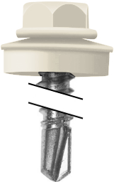 Саморез по металлу Daxmer 4,8х19 RAL 1013 (250) сверло №2 изображение, анонсные картинки товара