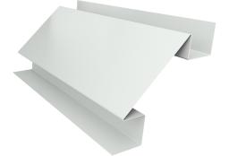 Планка угла внутреннего сложного Экобрус Grand Line 0,45 PE с пленкой RAL 9003 сигнальный белый (2м) изображение, анонсные картинки товара
