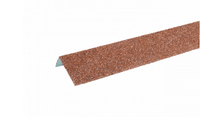 ТЕХНОНИКОЛЬ HAUBERK наличник оконный металлический красный изображение, анонсные картинки товара