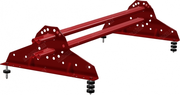 Снегозадержатель NEW трубчатый Grand Line RAL 3003 1м изображение, анонсные картинки товара