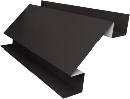Планка угла внутреннего сложного Экобрус Grand Line 0,5 Satin с пленкой RR 32 темно-коричневый (3м) изображение, анонсные картинки товара