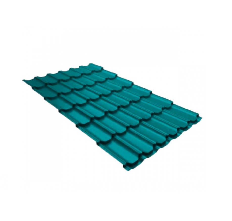 Профиль волновой квинта плюс 0,45 PE RAL 5021 водная синь изображение, анонсные картинки товара