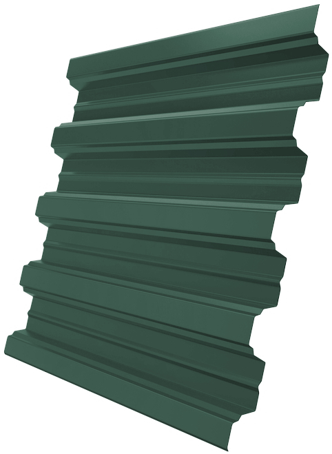 Профнастил Н75R 0,5 PE lite RAL 6005 зеленый мох изображение, анонсные картинки товара