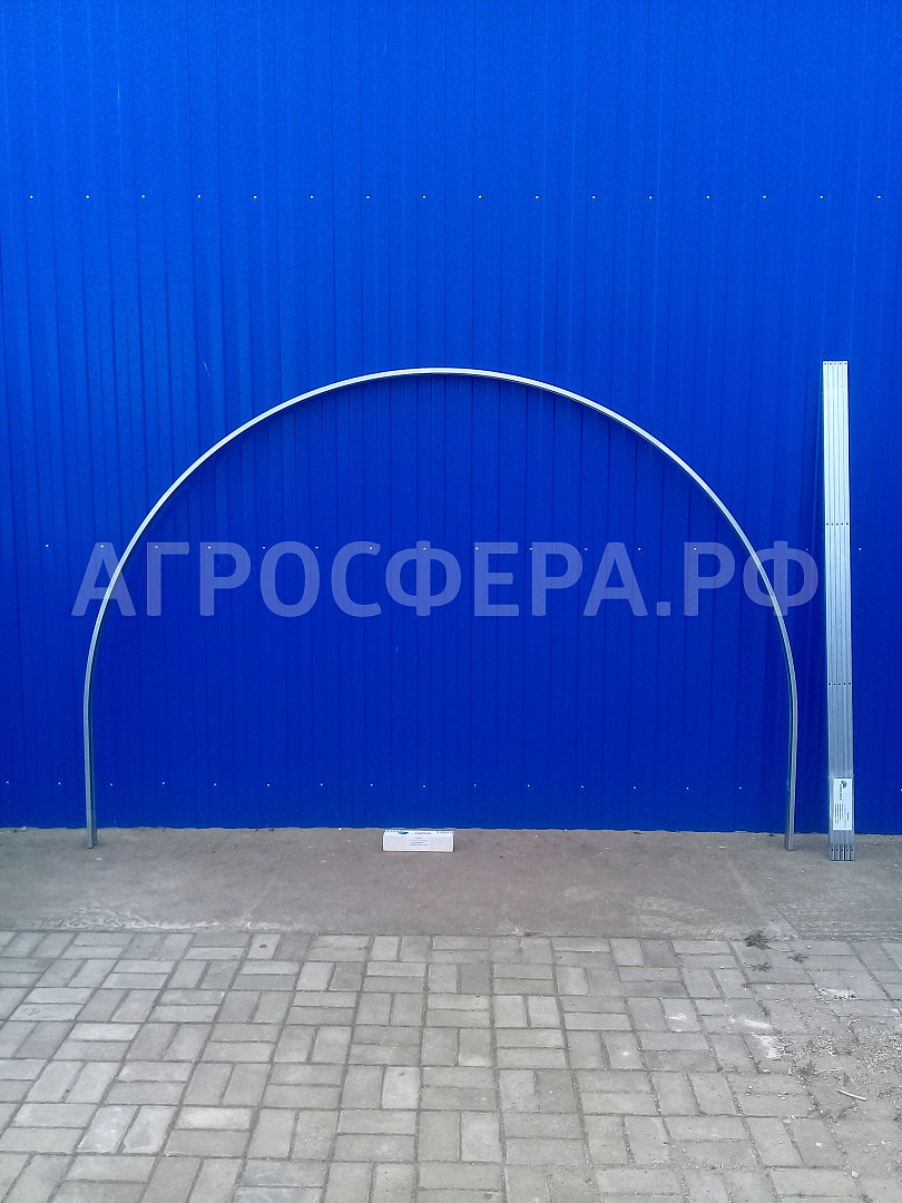 Удлинение 2м к каркасу теплицы 4м "Славянка-Двойная дуга" (шаг дуги 0,67) изображение, анонсные картинки товара