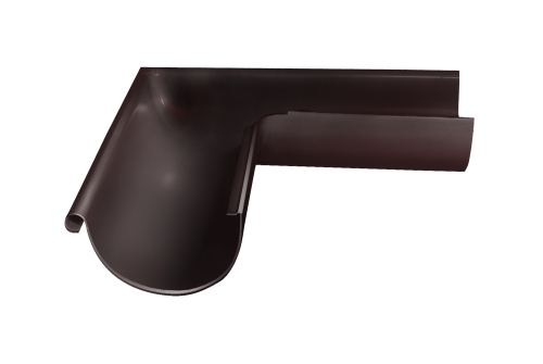 Угол желоба внешний Optima 90гр 150мм RAL 8017 изображение, анонсные картинки товара