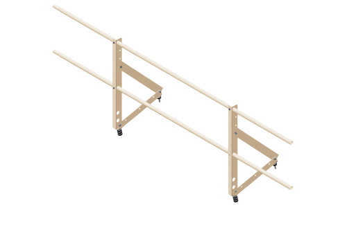 Ограждение кровельное Optima 0,65х2м RAL 1015 изображение, анонсные картинки товара