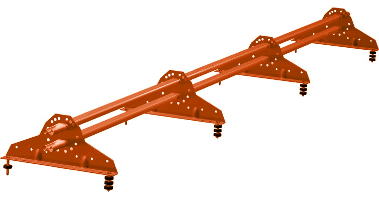 Снегозадержатель NEW трубчатый Grand Line RAL 2004 3м изображение, анонсные картинки товара