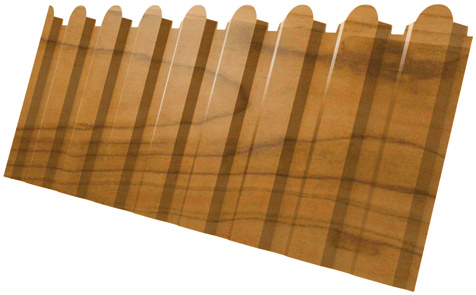 Профнастил С20A фигурный 0,45 Print Premium Golden Wood Fresh TwinColor изображение, анонсные картинки товара