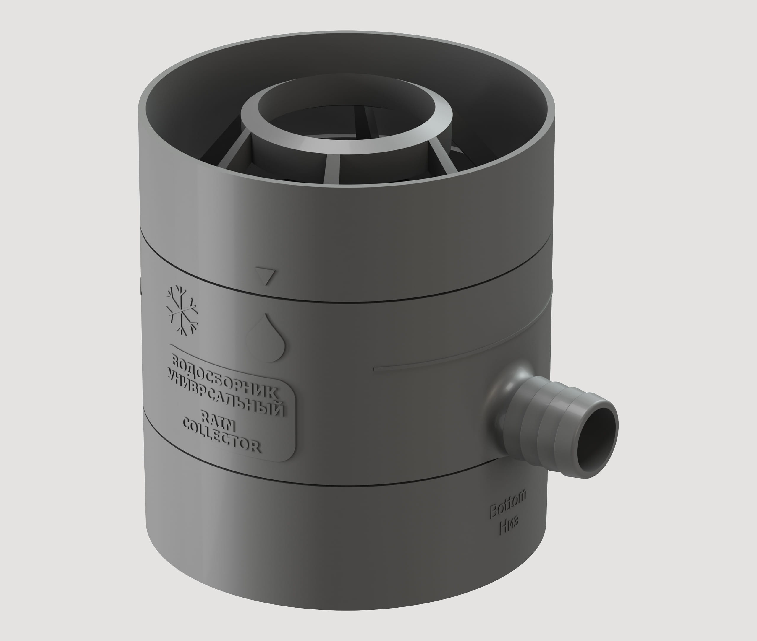 Döcke Водосборник универсальный (графит 7024) изображение, анонсные картинки товара