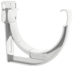 Кронштейн желоба slider Дизайн 135 ПВХ GL белый (RAL 9003) изображение, анонсные картинки товара