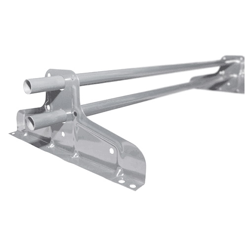 Снегозадержатель Стандарт Т4 d 25 RAL 9006 (1м) изображение, анонсные картинки товара