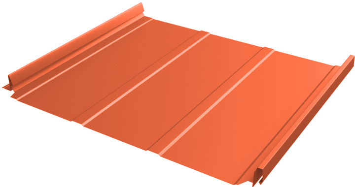 Кликфальц Pro Line 0,45 PE RAL 2004 оранжевый изображение, анонсные картинки товара