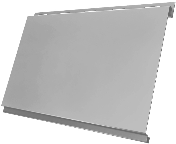 Вертикаль 0,2 classic 0,5 Satin с пленкой RAL 9006 бело-алюминиевый изображение, анонсные картинки товара