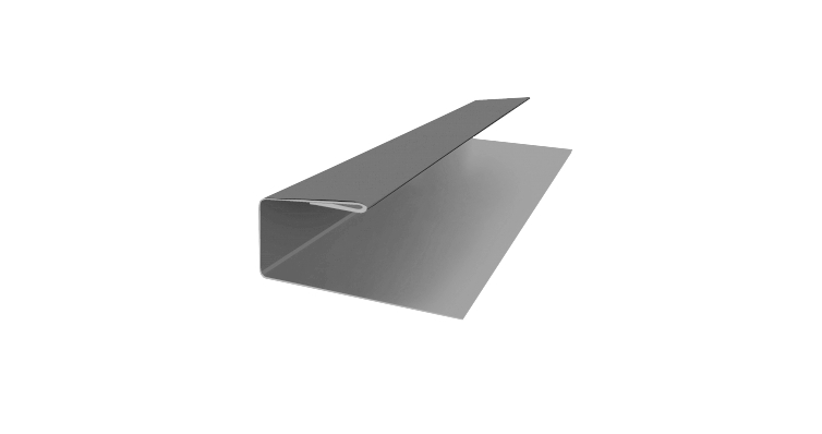 J-Профиль 12мм 0,45 Zn (2м) изображение, анонсные картинки товара