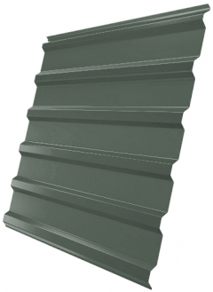 Профнастил С20R 0,5 Satin Matt TX RAL 6020 хромовая зелень изображение, анонсные картинки товара
