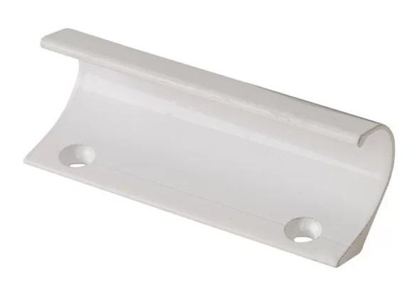 Ручка балконная алюминиевая белая изображение, анонсные картинки товара