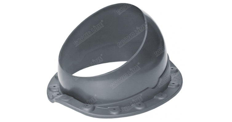 Проходной элемент Krovent Base-VT Wave 125/150 серый изображение, анонсные картинки товара