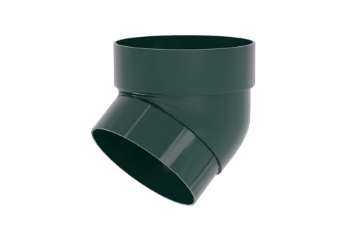 Колено трубы 67 град. ПВХ Grand Line зелёный (RAL 6005) изображение, анонсные картинки товара