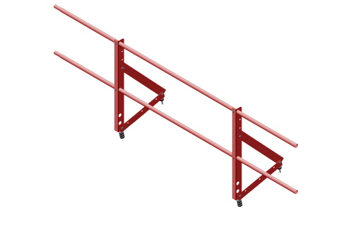 Ограждение кровельное Optima 0,65х2м RAL 3018 изображение, анонсные картинки товара