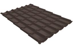 Профиль волновой Классик (''Classic'') 0,4 PE RAL 8017 шоколад (1,2м) (1,416м2) изображение, анонсные картинки товара