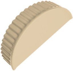 Заглушка малая торцевая PE RAL 1014 слоновая кость изображение, анонсные картинки товара