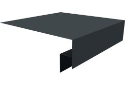 Планка околооконная сложная БХ new 250х50х27 (j-фаска) 0,5 Velur X RAL 7016 антрацитово-серый (3м) изображение, анонсные картинки товара