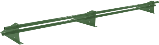 Снегозадержатель трубчатый для фальцевой кровли Optima RAL 6002 3м изображение, анонсные картинки товара