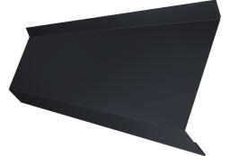Планка примыкания в штробу 60 0,5 PurLite Matt RAL 7024 мокрый асфальт (3м) изображение, анонсные картинки товара