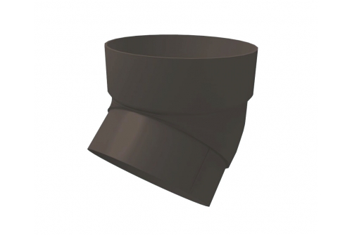 Колено трубы 45 град. ПВХ Grand Line графит (RAL 7024) изображение, анонсные картинки товара