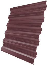 Профнастил НС35R 0,45 PE RAL 3005 красное вино (1,7м) изображение, анонсные картинки товара