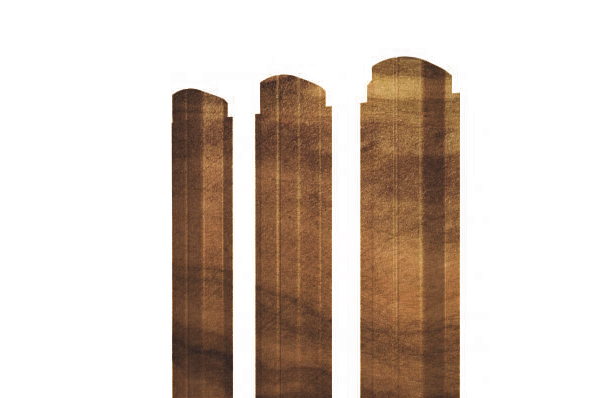 Штакетник П-образный А фигурный 0,45 Print-Double Premium Golden Wood Fresh изображение, анонсные картинки товара