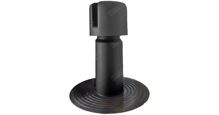 Аэратор для плоской кровли Krovent Flat черный изображение, анонсные картинки товара