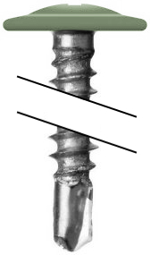 Саморез ПШС 4,2х19 RAL 6021 (1000) изображение, анонсные картинки товара