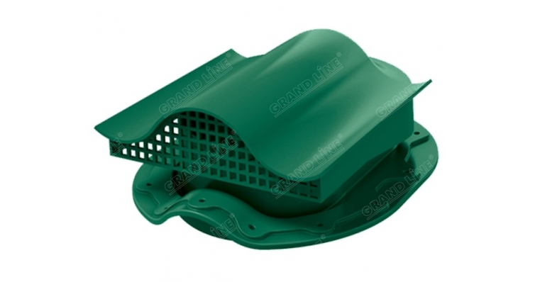 Вентиль SKAT Monterrey кровельный ТехноНИКОЛЬ, зеленый изображение, анонсные картинки товара