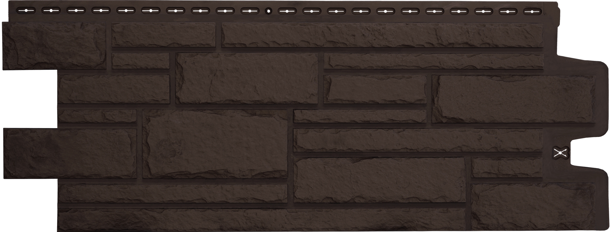 Фасадная панель Grand Line Камелот Classic шоколадный изображение, анонсные картинки товара