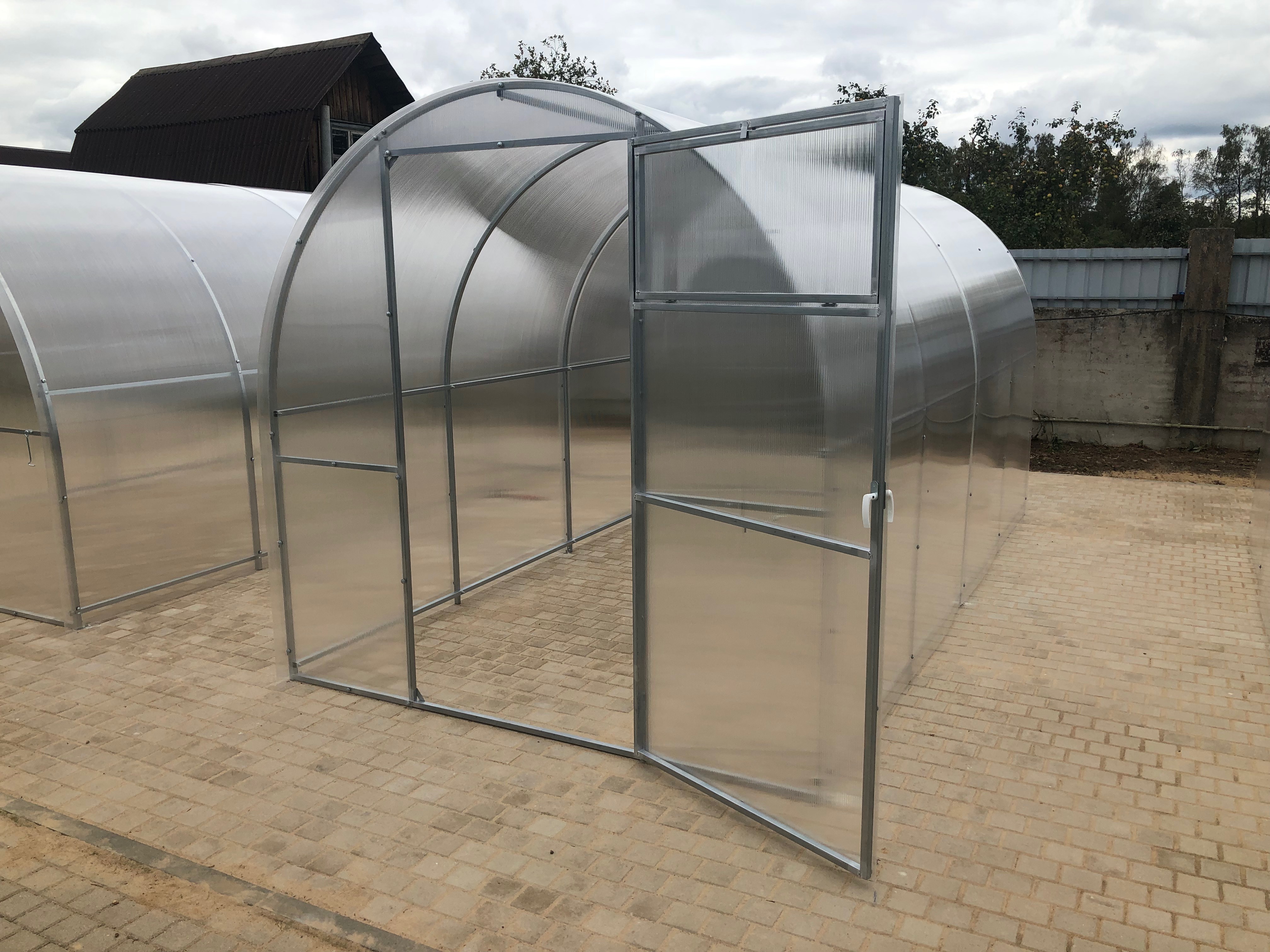 Теплица 6м с поликарбонатом "Агросфера-Компакт" (2,04*2м, шаг дуг 1,0) изображение, анонсные картинки товара