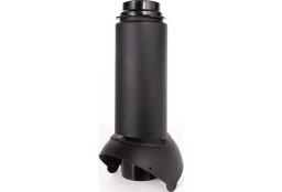 Выход канализации Krovent Pipe-VT 110/125 Изолированный черный изображение, анонсные картинки товара