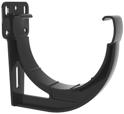 Кронштейн желоба slider Дизайн 135 ПВХ GL черный (RAL 9005) изображение, анонсные картинки товара