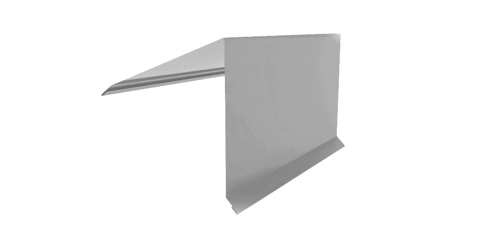 Планка конька односкатной кровли Grand Line 160x160 0,45 Zn (3м) изображение, анонсные картинки товара