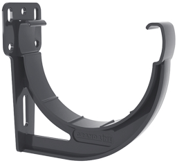 Кронштейн желоба slider Дизайн 135 ПВХ GL графит (RAL 7024) изображение, анонсные картинки товара