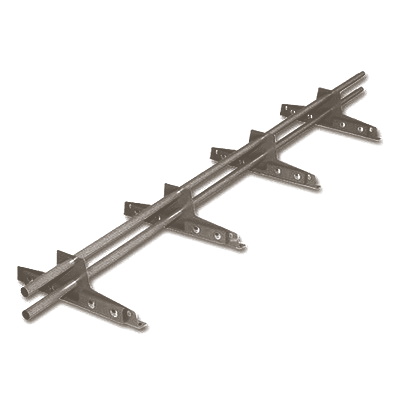 Снегозадержатель Стандарт Т4 d 25 RAL 7005 (3м) изображение, анонсные картинки товара