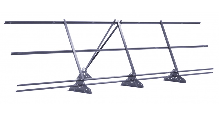 Ограждение кровельное со снегозадержателем на фальц Grand Line 1,2х3м RAL 7045 изображение, анонсные картинки товара