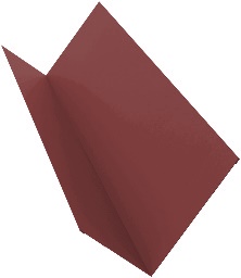 Планка примыкания 150х250 0,7 PE с пленкой RAL 3011 коричнево-красный (3м) изображение, анонсные картинки товара