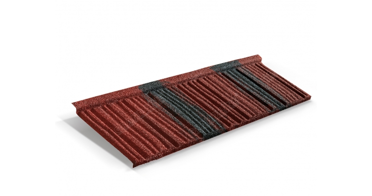 Лист Metrotile WoodShake красно-черный изображение, анонсные картинки товара
