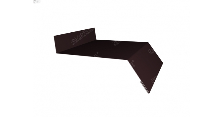 Отлив простой 50 0,4 PE с пленкой RAL 8017 шоколад изображение, анонсные картинки товара