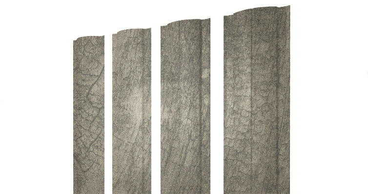 Штакетник Круглый с прямым резом 0,45 Print Elite Nordic Wood TwinColor изображение, анонсные картинки товара